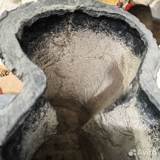 Ваза-сапоги. Бетон