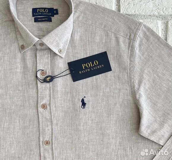 Льняная рубашка Ralph Lauren