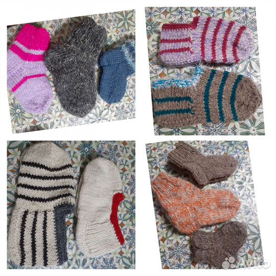 Носки вязаные