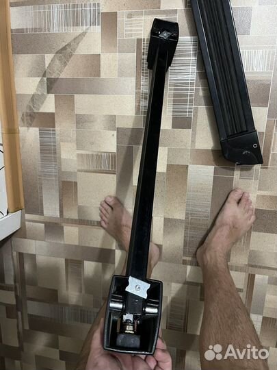 Автобагажник, зажим прищепка на 4 пары лыж/досок