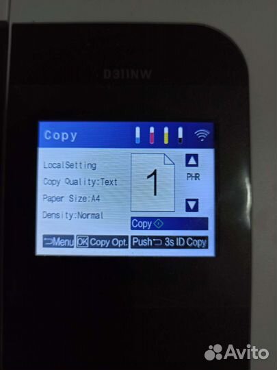 Принтер (мфу) с снпч d311nw