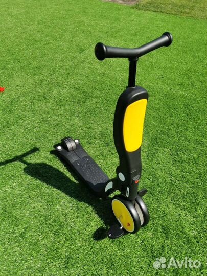 Трёхколёсный самокат 5 в 1 Pituso Yellow