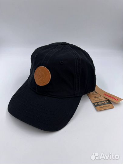 Кепка бейсболка Diesel brutal черная