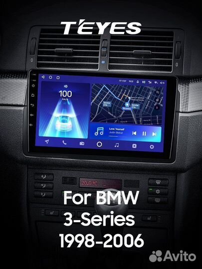 BMW 3-Series E46 98-06 магнитола Teyes CC2L+ 1+16