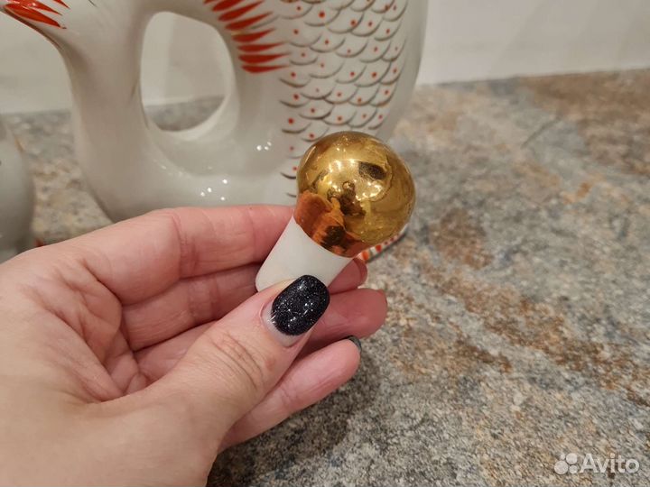 Графин Штоф Рыбки с рюмками СССР