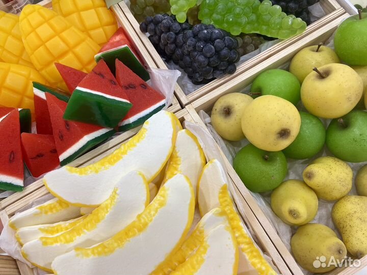 Мыло ручной работы фрукты