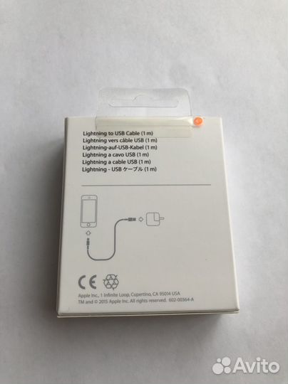 Кабель apple lightning usb для iPhone