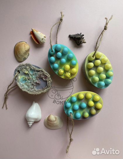 Массажное мыло с люфой