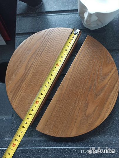 Мебельные ручки из массива ясеня, полукруг