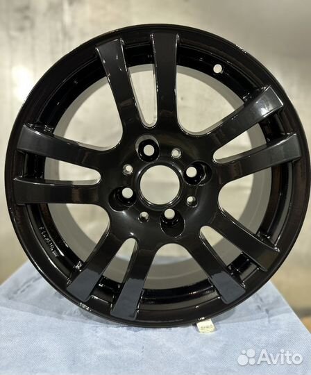 Литье диски r15 4x100 Черный Глянец Спорт