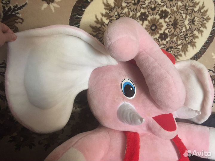 Большая Мягкая игрушка Слон