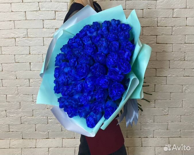 Синие розы. Доставка