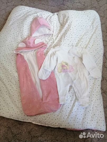 Конверт на выписку для девочки зима