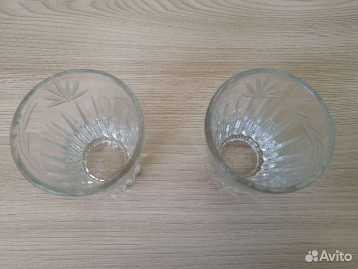 Стопки хрустальные, 2 штуки