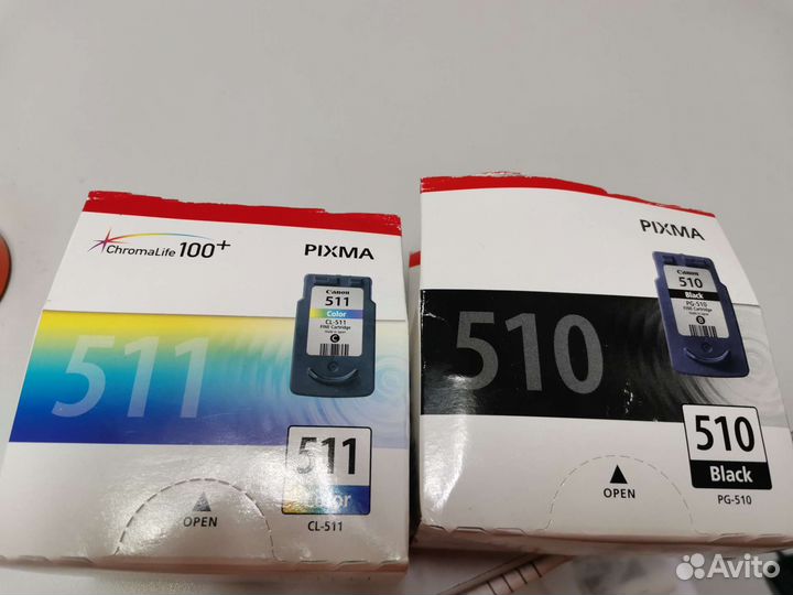 Картриджи Canon PG 510 и CL 511