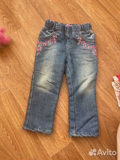 Джинсы утепленные