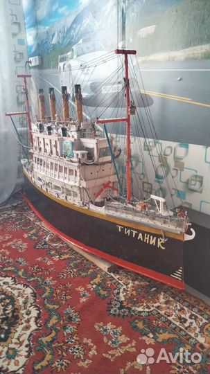 Сборная модель корабля из дерева