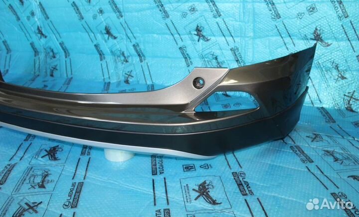 Задний бампер рав 40 бронзовый Оригинал 15-19