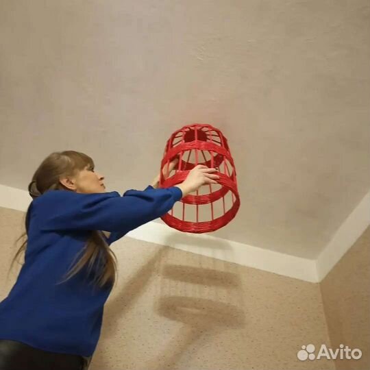 Абажуры светильники бра плетёные