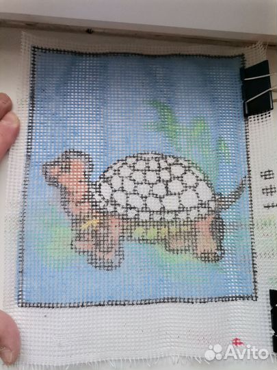 Канва для вышивания с нанесенным рисунком
