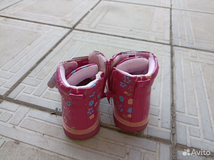 Ботинки демисезонные для девочки 21