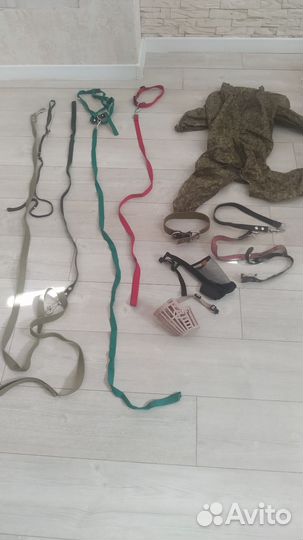 Поводки, ошейники, намордники и др для собак