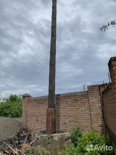 Фоп бетонный с столбом