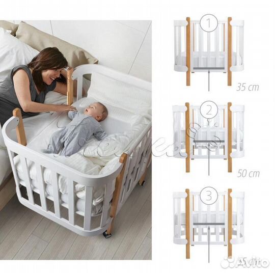 Детская кроватка 5 в 1 Mommy Smile