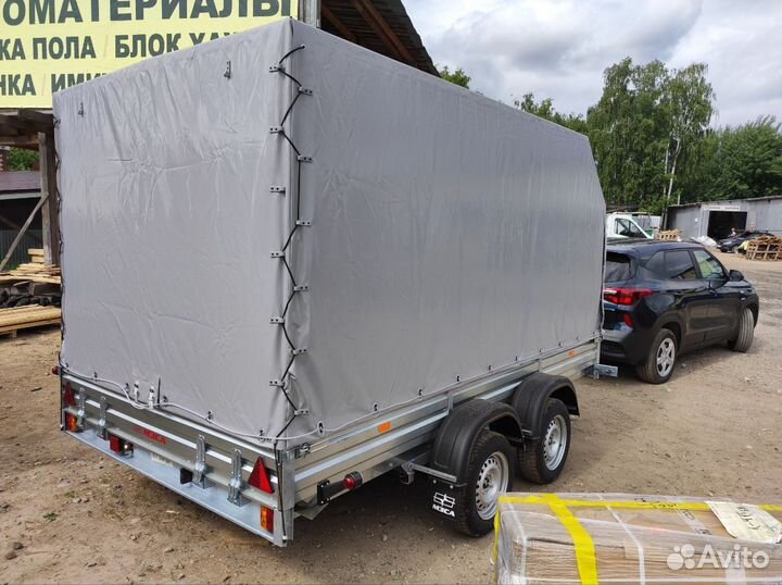 Прицеп двухосный 3,45х1,95м,катег.В, мзса 817736