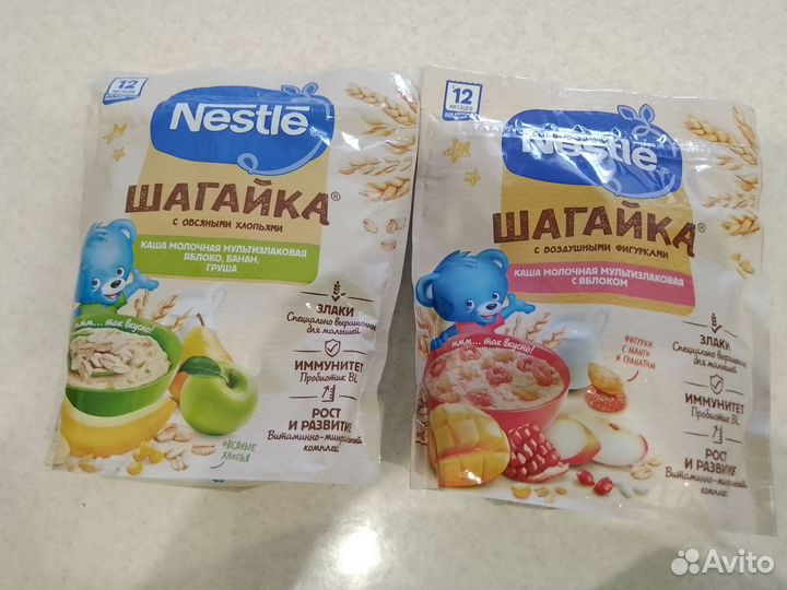 Молочные каши нестле