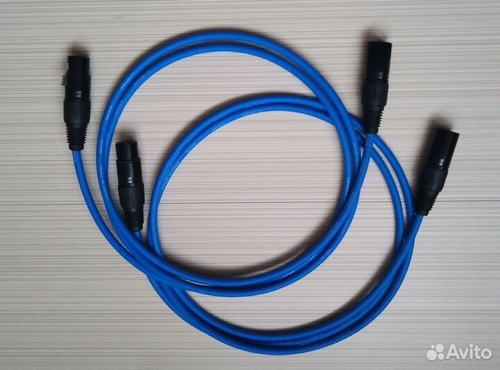 0.7м Балансные кабели XLR-XLR Canare (Japan)