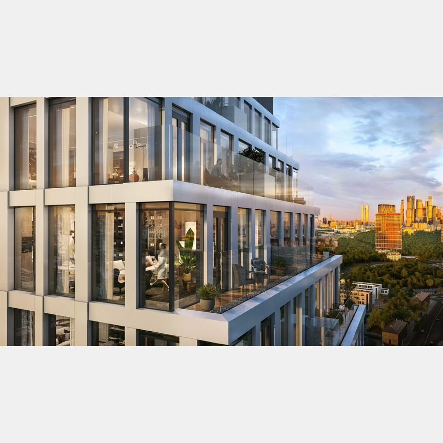 2-к. апартаменты, 75,8 м², 10/28 эт.