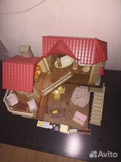 Sylvanian families большой дом со светом