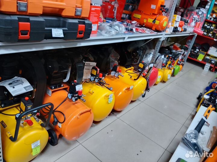 Компрессоры масляные 24 литра сибртех
