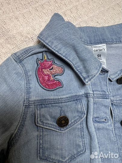 Джинсовая куртка carters 5T (на 98)