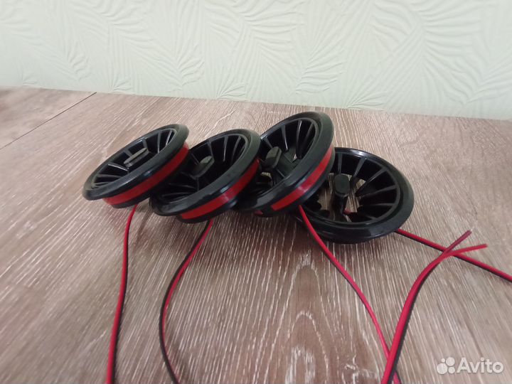 Дефлекторы воздуховода в стиле amg с подсветкой