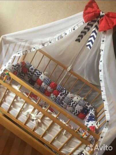 Бортики в детскую кроватку