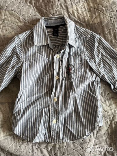 Рубашки и жилет для мальчика GAP, H&M, MC 98 см