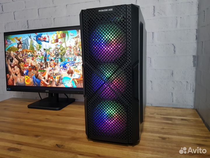 Игровой пк Intel c GTX1650Super / SSD 240Gb + HDD