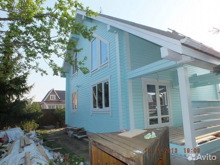 Покраска деревянных домов