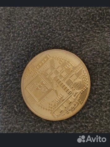 Монета колекционная Биткоин Bitcoin