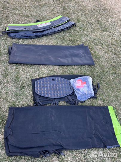 Батут каркасный с защитной с сеткой