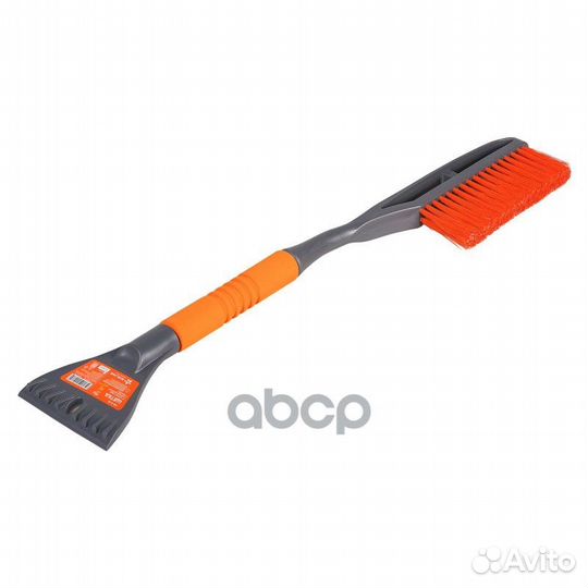 Щетка от снега и льда с мягкой щетиной + скребо