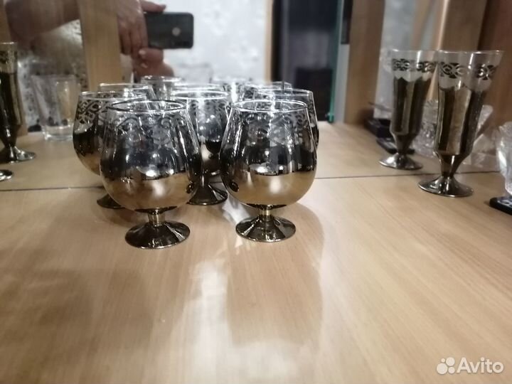 Гусь хрустальный посуда