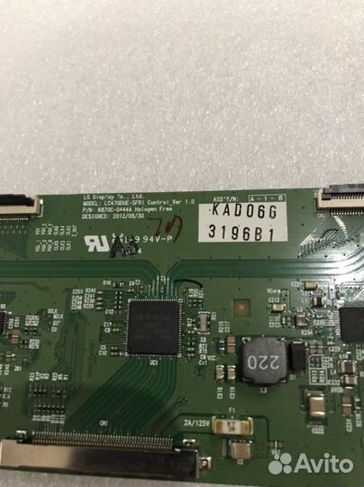 6870c-0444a с телевизора LG 42LA644V