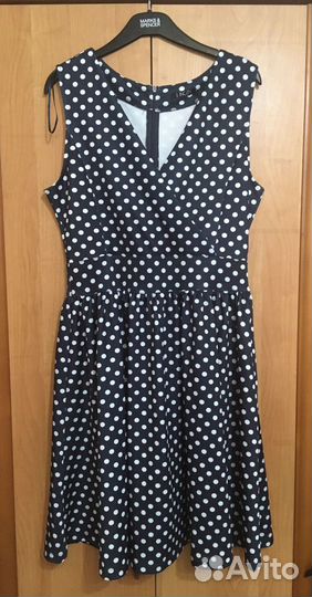 Платье incity 48 новое летнее горох