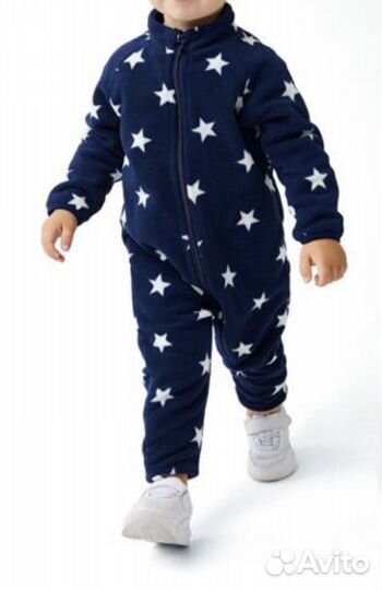 Флисовый комбинезон 80