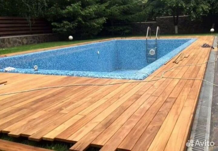 Доска палубная из Тика PLM-8801