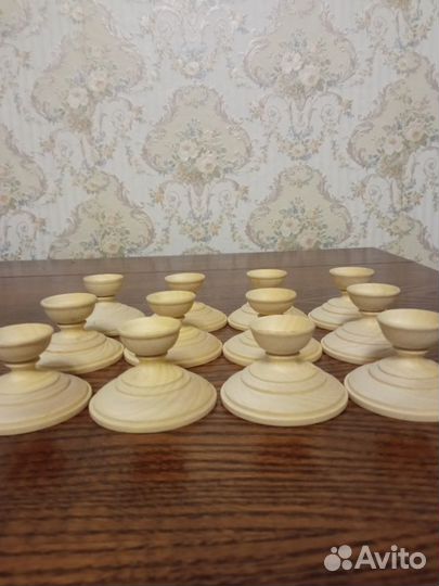 Подставки деревянные под пасхальные яйца