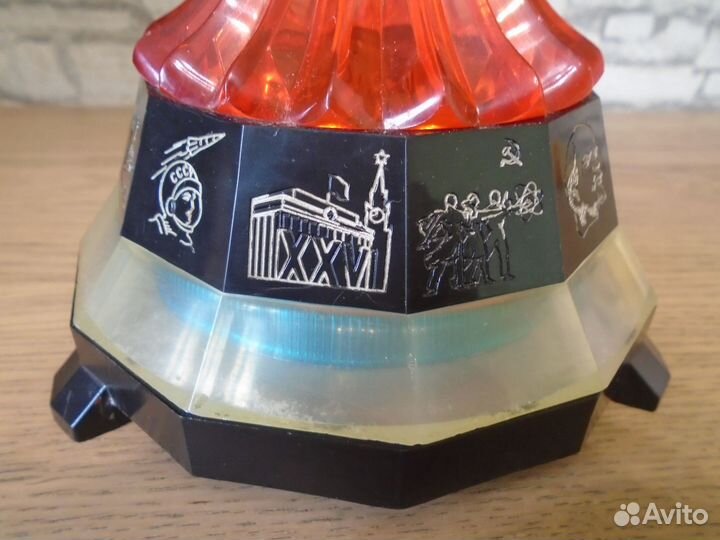 Светильник СССР Ракета + 2 запасные лампочки